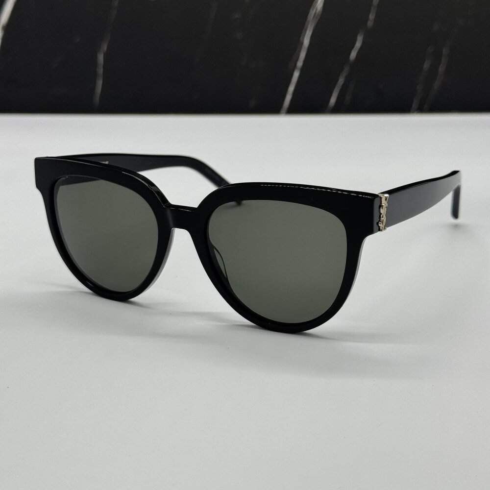 NEW SAINT LAURENT SL M28 003 WOMEN BLACK SUNGLASSES